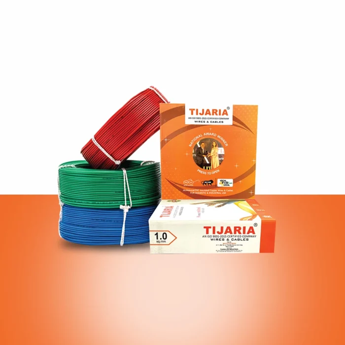 Tijaria PVC Insulated Copper Wires and Cables - 90 Mtr